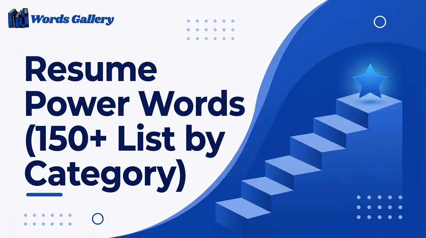 Resume Power Words (150+ List by Category)