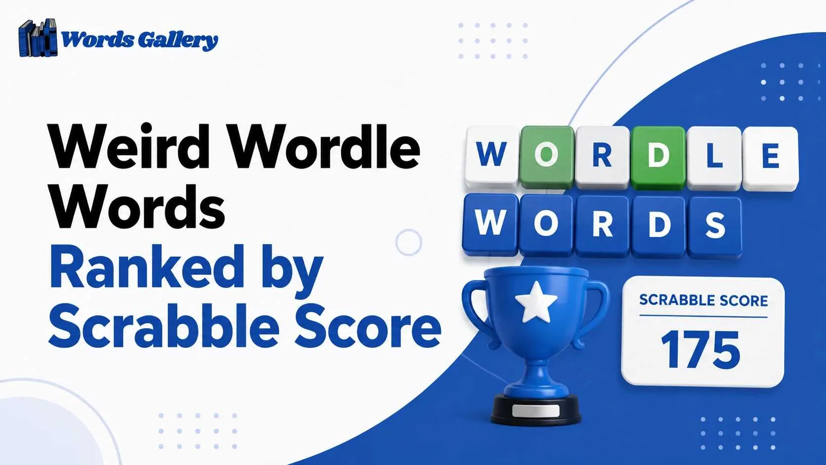 Weird Wordle Words Ranked by Scrabble Score